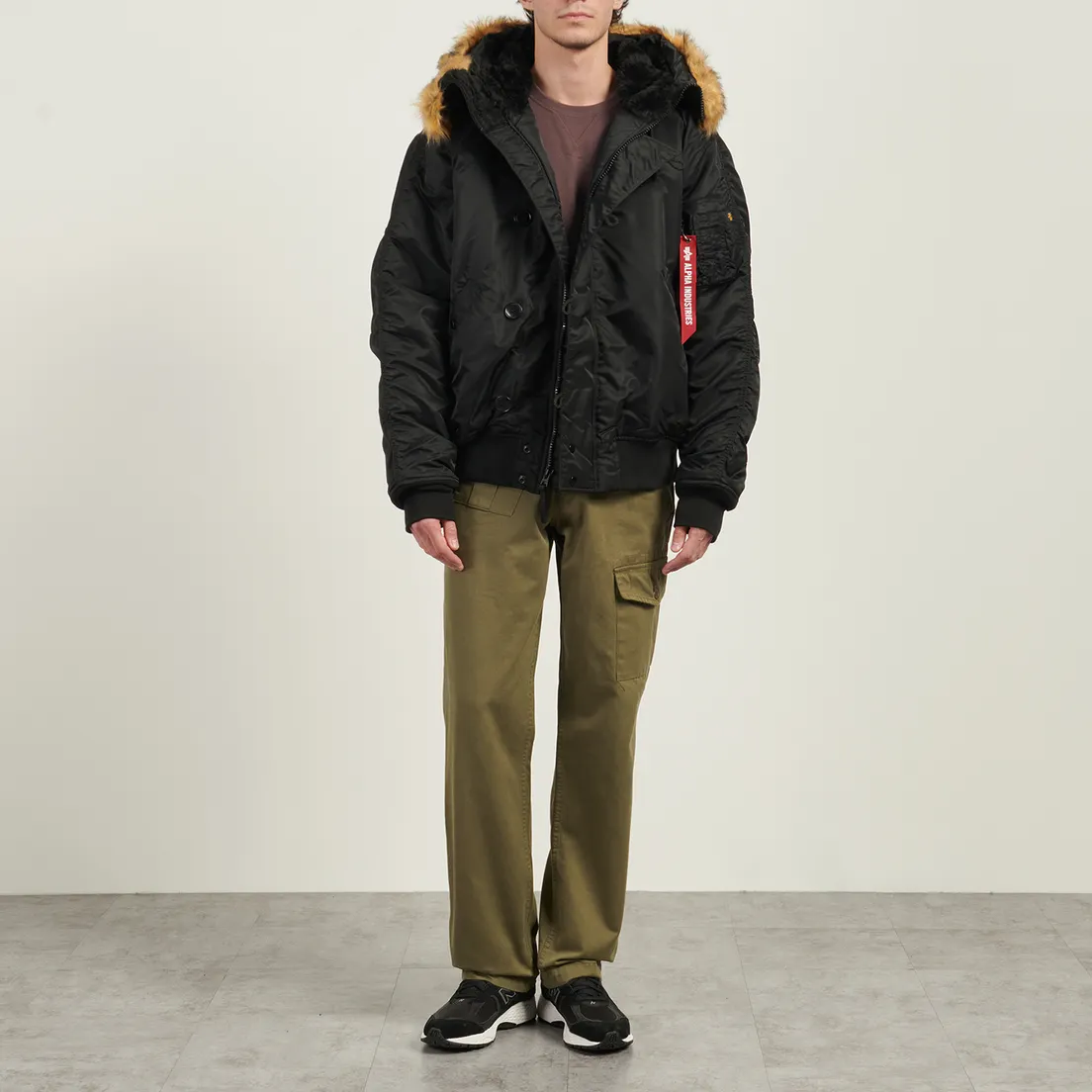 Alpha Industries Мужская зимняя куртка N-2B Short Waist Parka