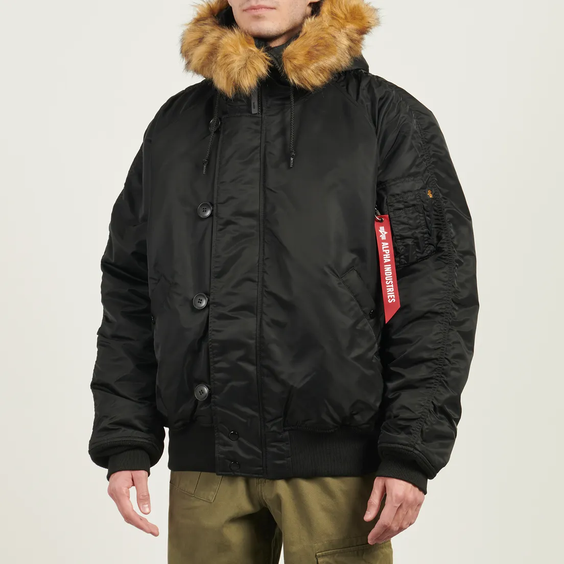 Alpha Industries Мужская зимняя куртка N-2B Short Waist Parka