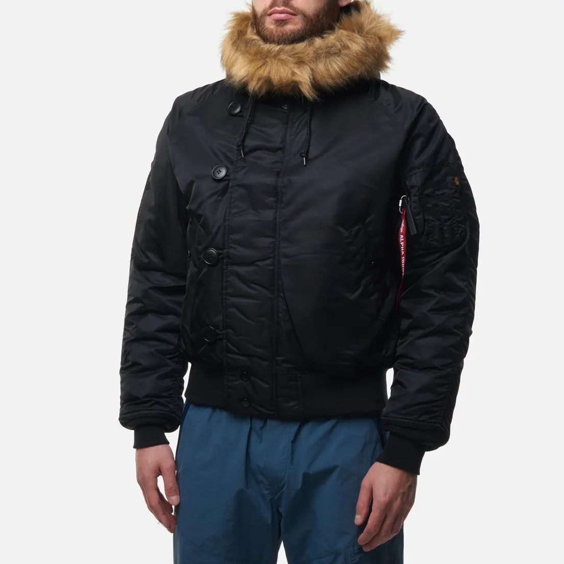 Alpha Industries Мужская зимняя куртка N-2B Short Waist Parka