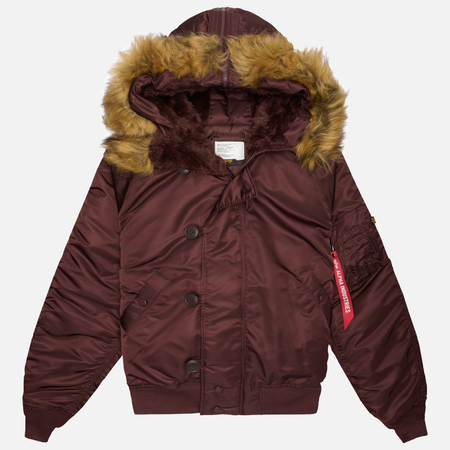 Мужская демисезонная куртка Alpha Industries N-2B Heritage Fit Parka, цвет коричневый, размер L