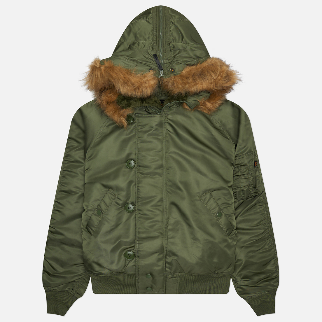 Alpha Industries Мужская зимняя куртка N-2B Short Waist Parka