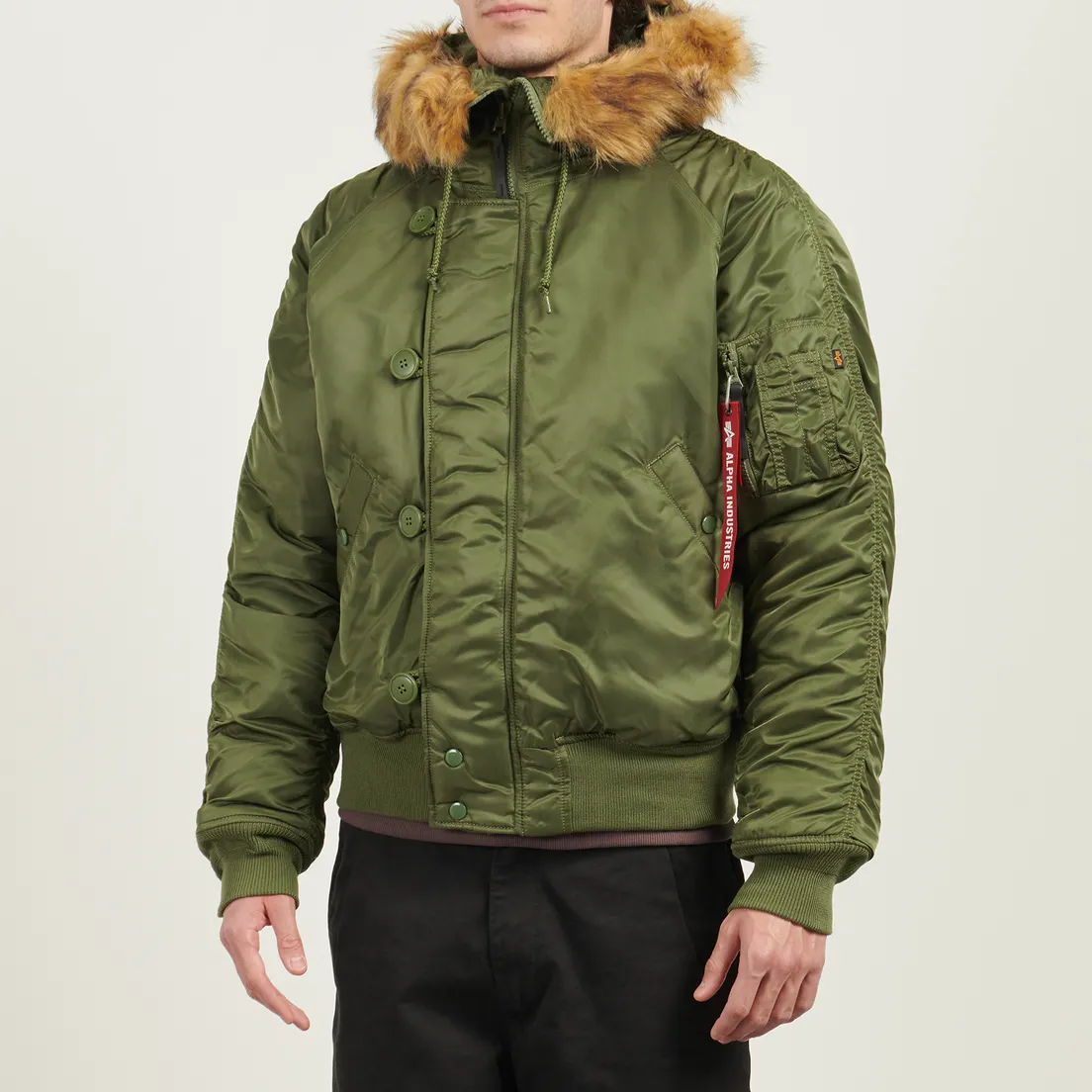 Alpha Industries Мужская зимняя куртка N-2B Short Waist Parka