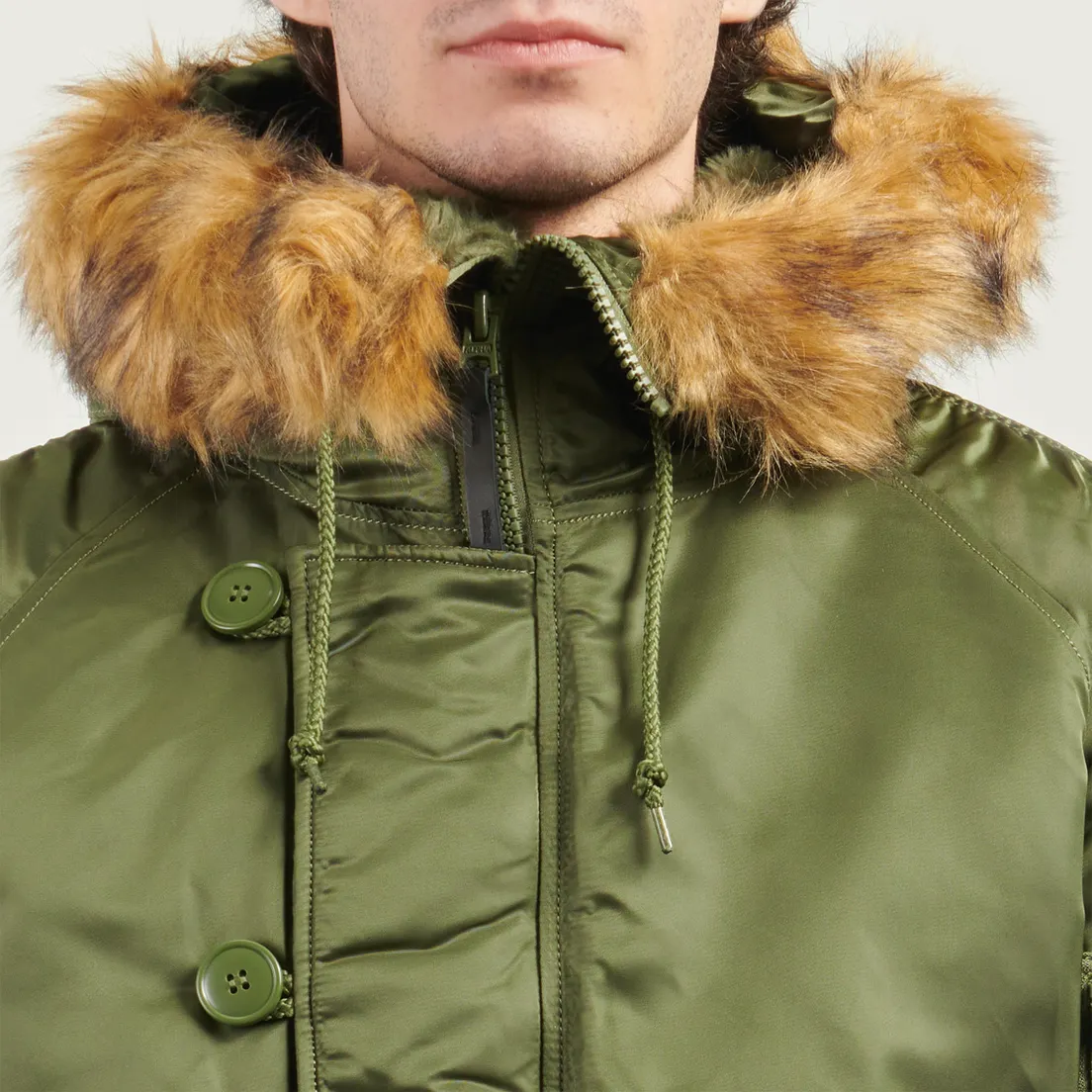 Alpha Industries Мужская зимняя куртка N-2B Short Waist Parka