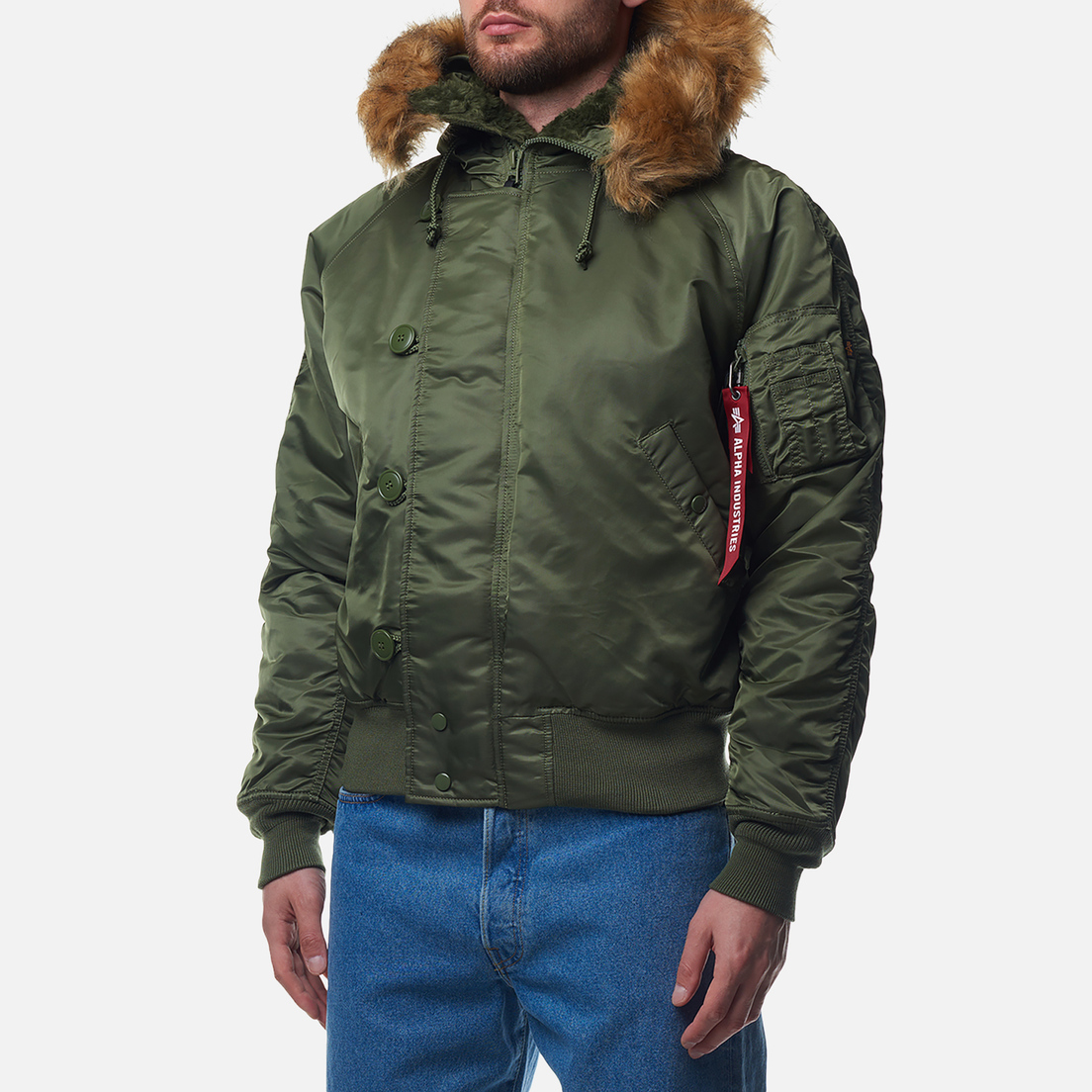 Alpha Industries Мужская зимняя куртка N-2B Short Waist Parka