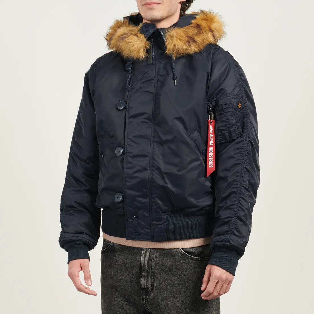 Alpha Industries Мужская зимняя куртка N-2B Short Waist Parka