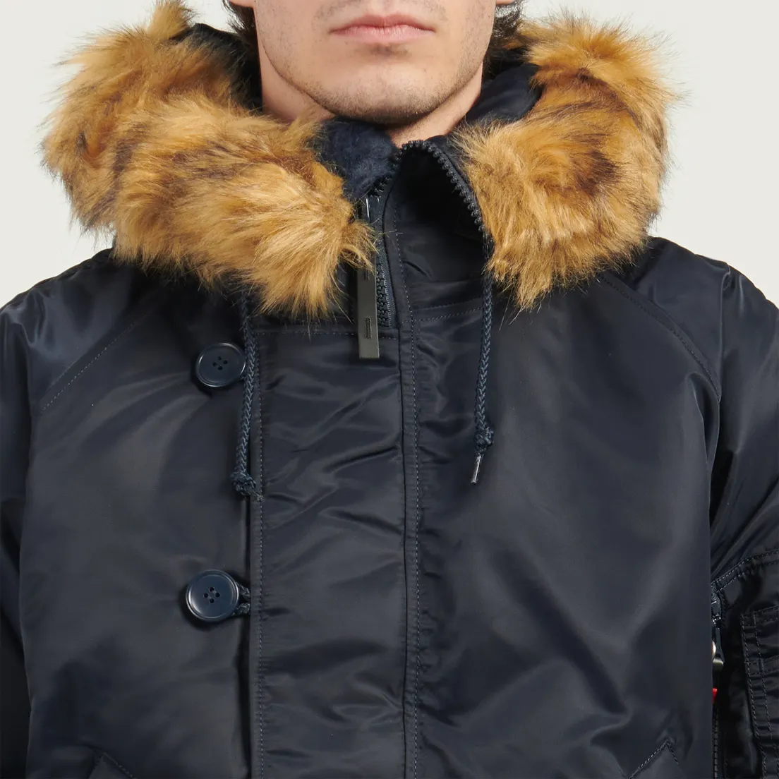 Alpha Industries Мужская зимняя куртка N-2B Short Waist Parka