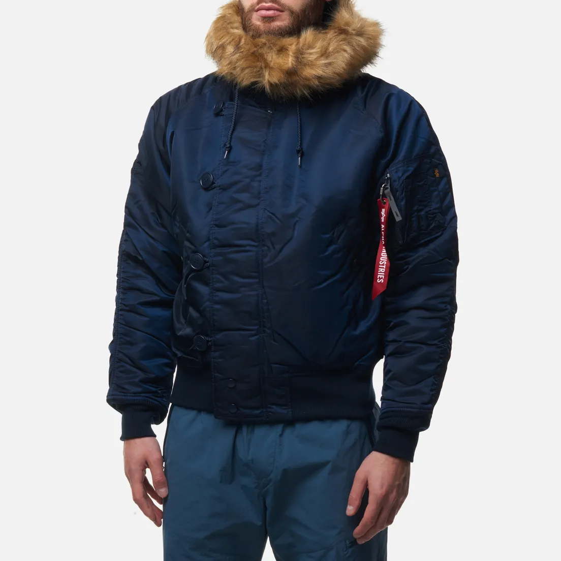 Alpha Industries Мужская зимняя куртка N-2B Short Waist Parka