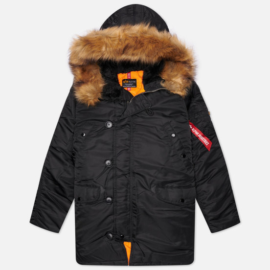 Мужская куртка парка Alpha Industries N-3B Slim Fit Black