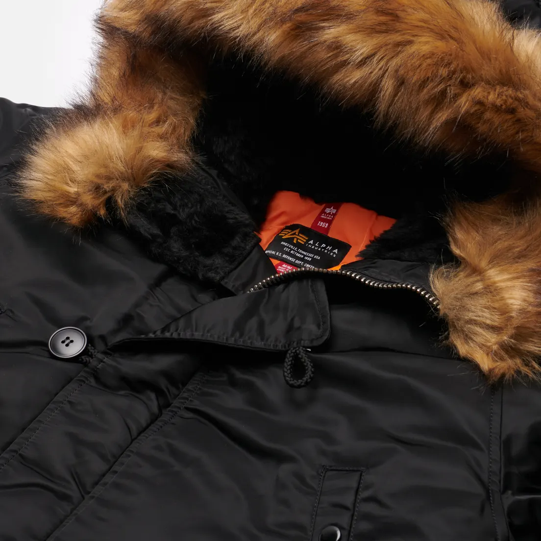 Alpha Industries Мужская куртка парка N-3B Slim Fit