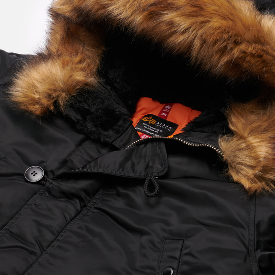 Мужская куртка парка Alpha Industries N-3B Slim Fit Black