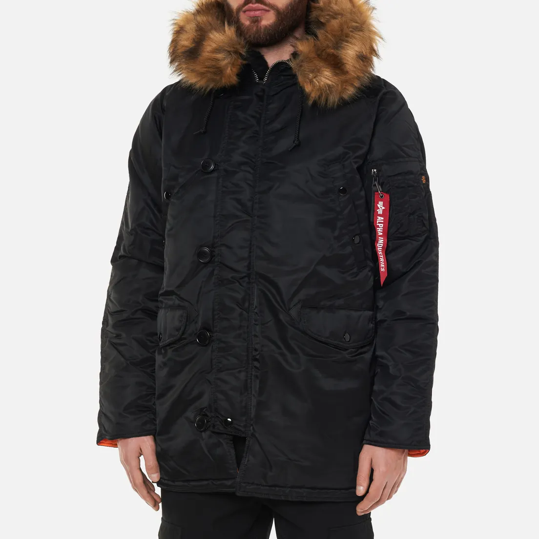 Alpha Industries Мужская куртка парка N-3B Slim Fit