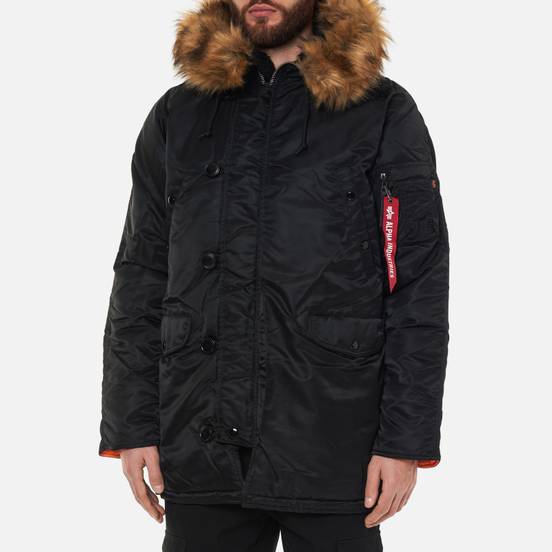 Мужская куртка парка Alpha Industries N-3B Slim Fit Black