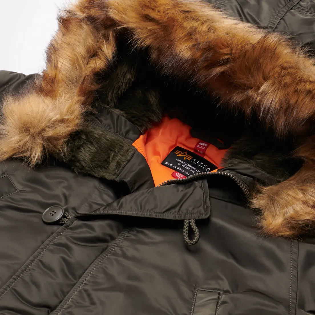 Alpha Industries Мужская куртка парка N-3B Slim Fit