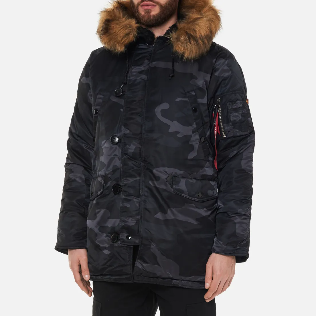 Alpha Industries Мужская куртка парка N-3B Slim Fit