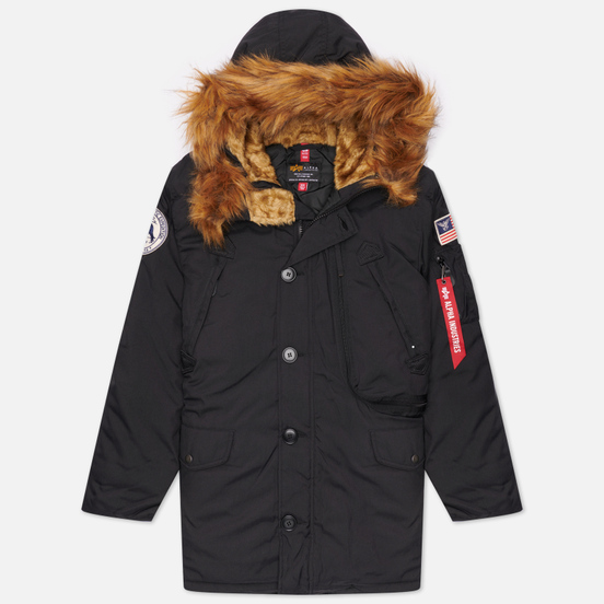 Мужская куртка парка Alpha Industries N-3B Alpine Black