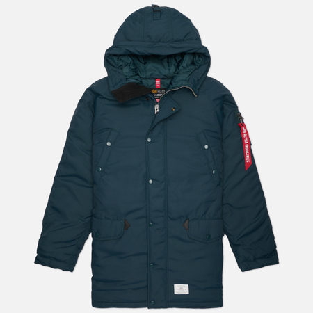 Мужская куртка парка Alpha Industries N-3B Regular Fit Altitude, цвет синий, размер M