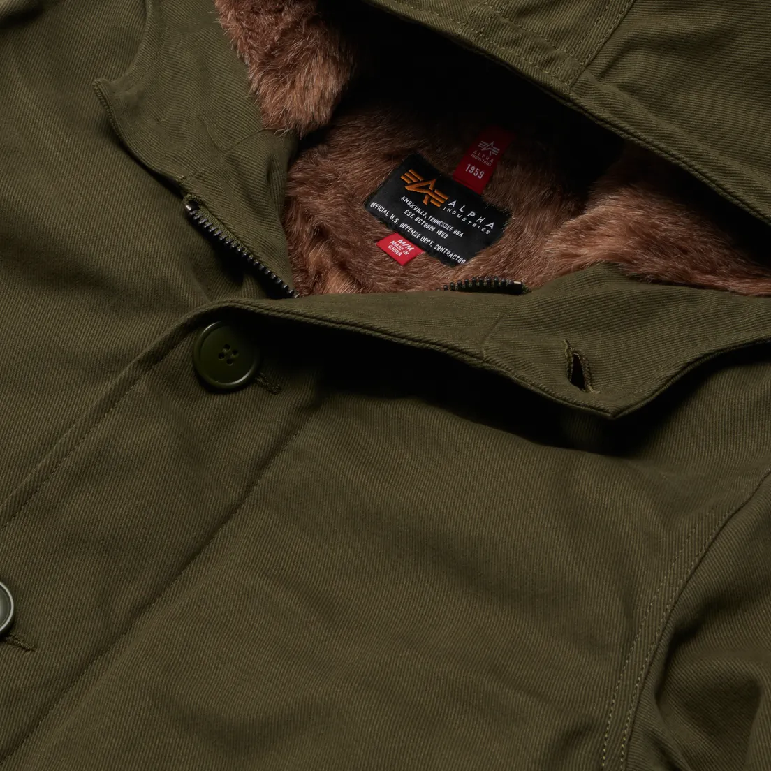 Alpha Industries Мужская куртка парка N-2 Deck Mod
