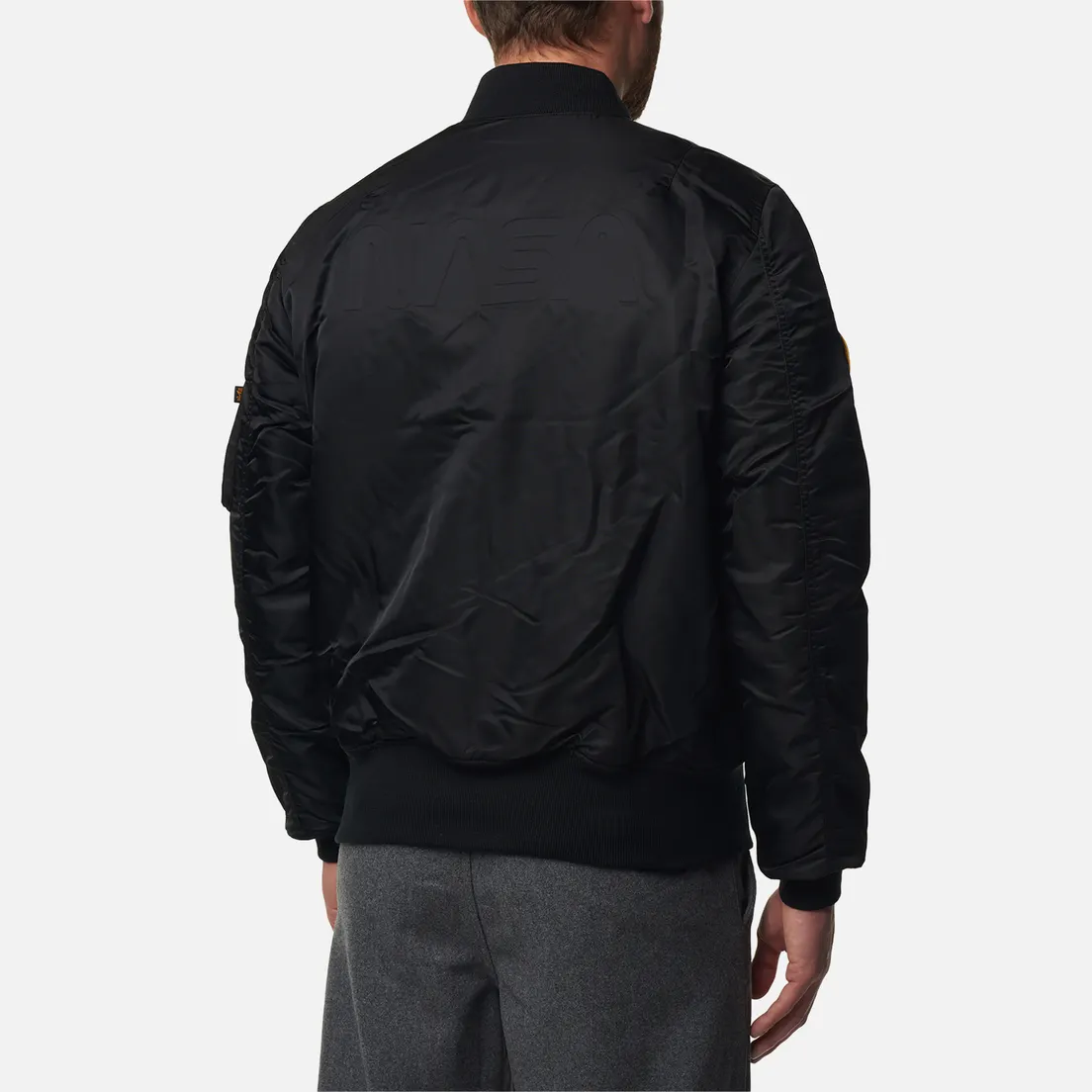 Alpha Industries Мужская куртка бомбер NASA MA-1 Flight Gen II
