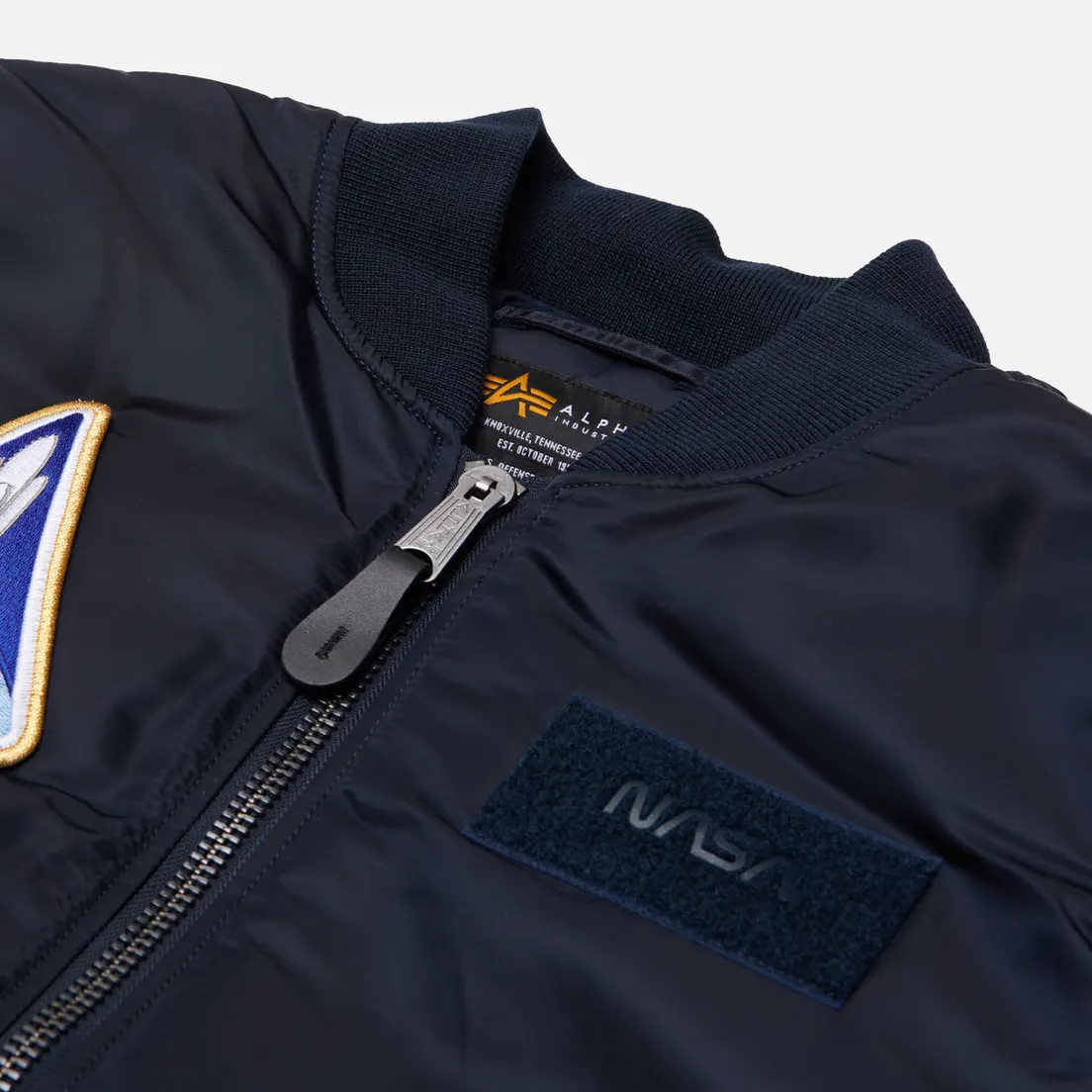 Alpha Industries Мужская куртка бомбер NASA MA-1 Flight Gen II
