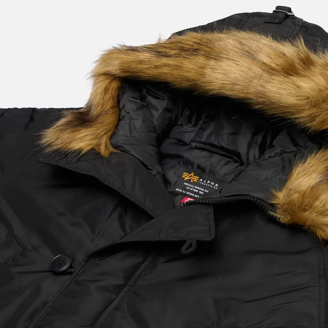 Alpha Industries Мужская куртка парка N-3B Logo Oxford