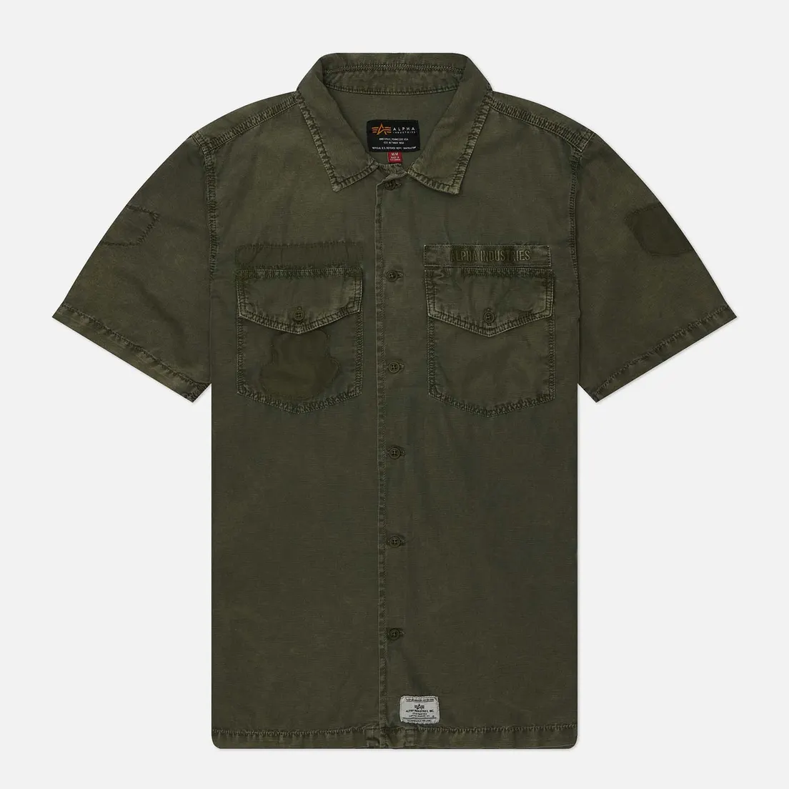 Alpha Industries Мужская рубашка Washed Fatigue Jacket