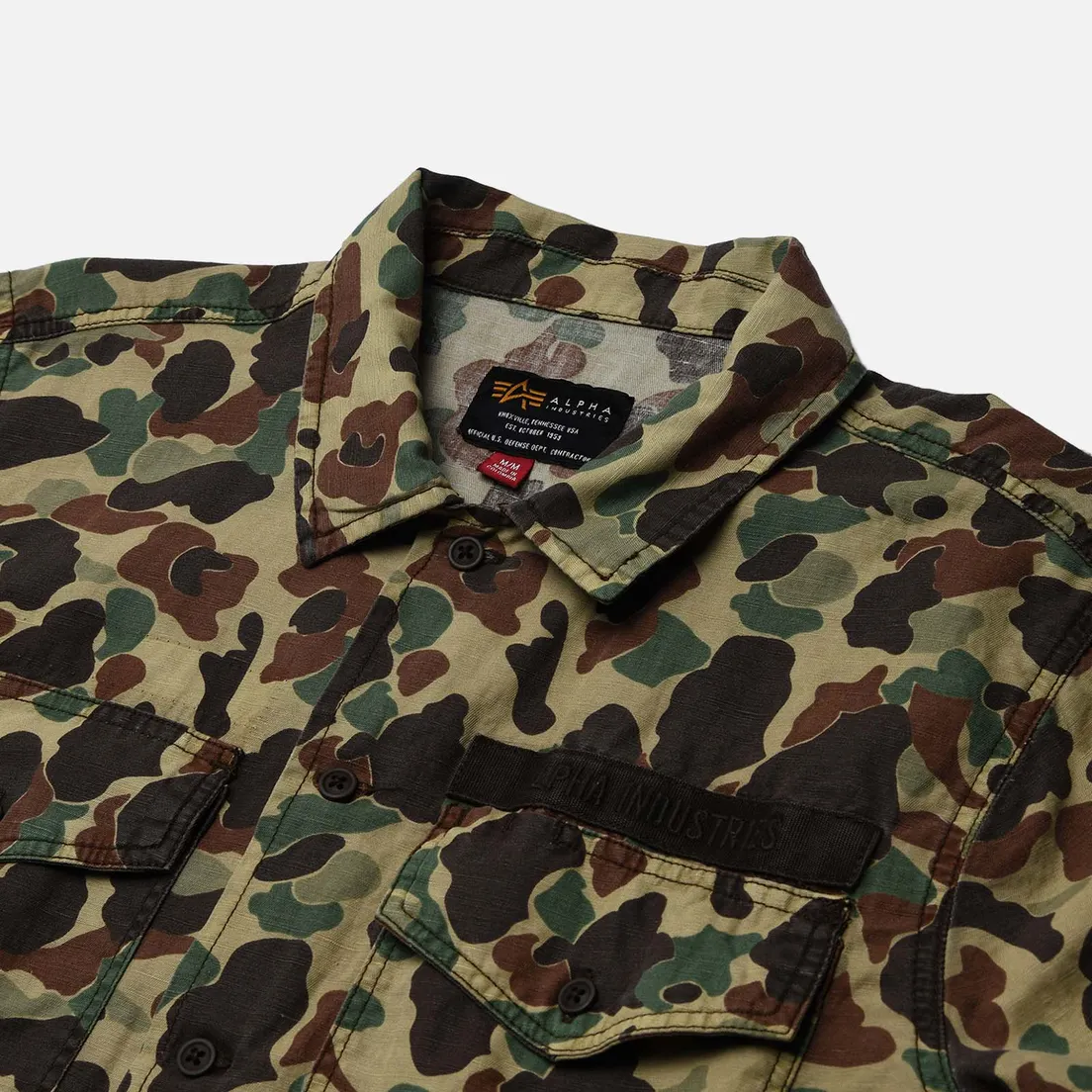 Alpha Industries Мужская рубашка Washed Fatigue Jacket