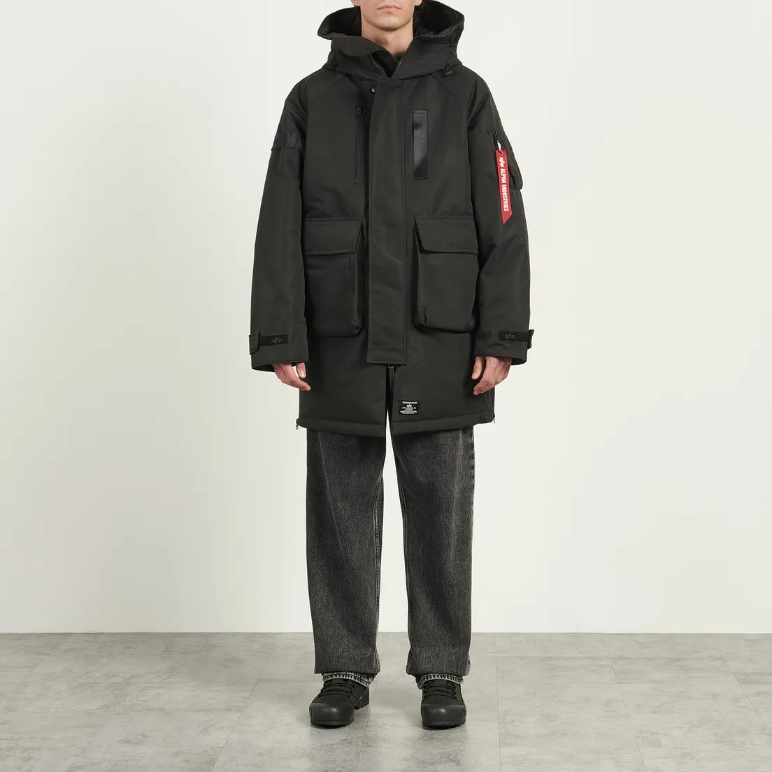 Alpha Industries Мужская куртка парка Sergeant Puffer Parka