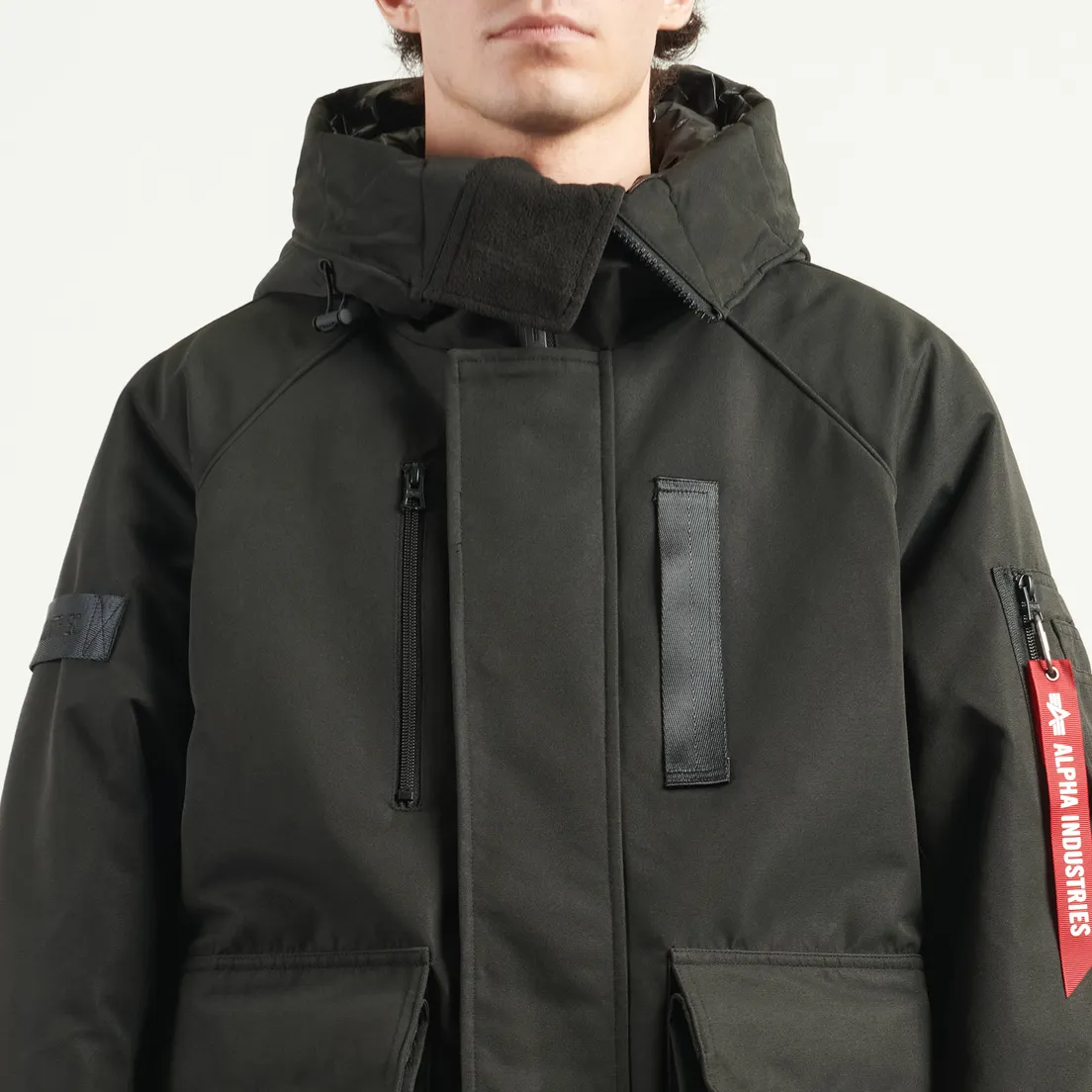 Alpha Industries Мужская куртка парка Sergeant Puffer Parka