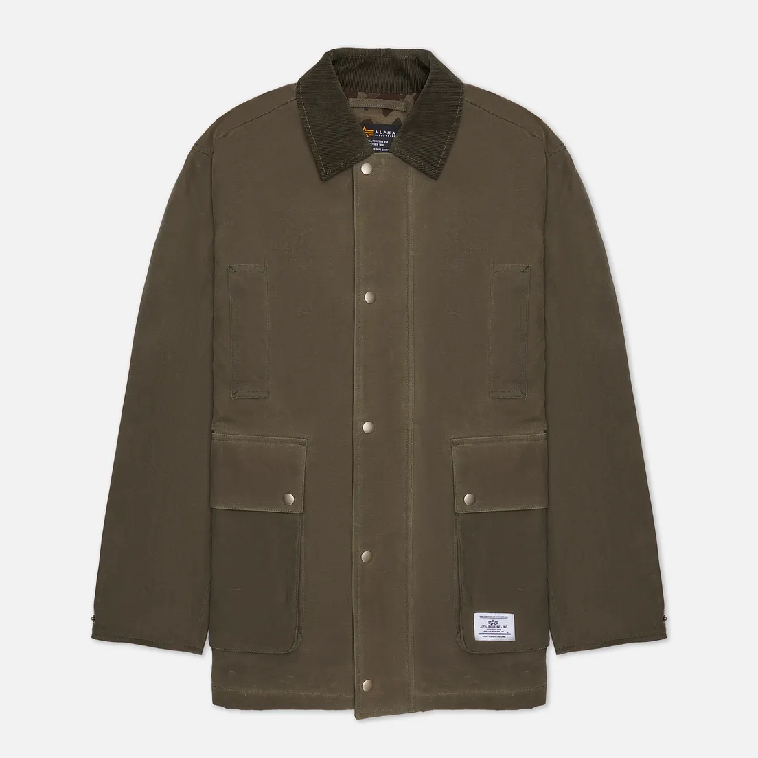 Alpha Industries Мужская куртка ветровка Waxed Cotton Car