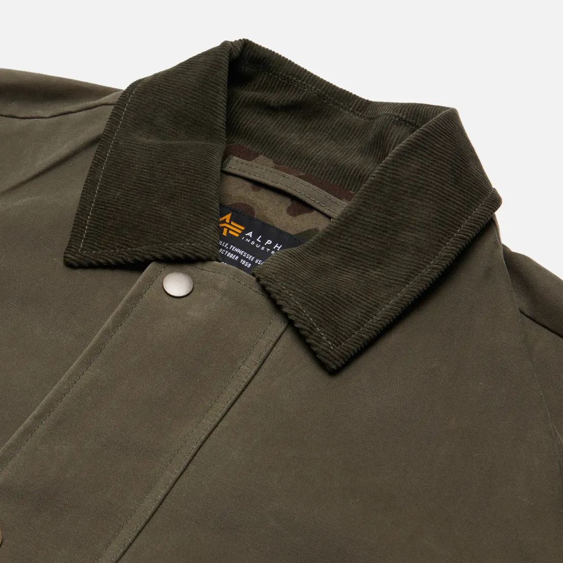 Alpha Industries Мужская куртка ветровка Waxed Cotton Car