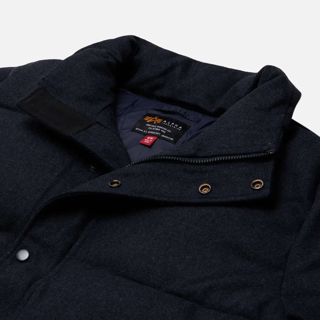 Alpha Industries Мужской пуховик Wool Puffer Parka