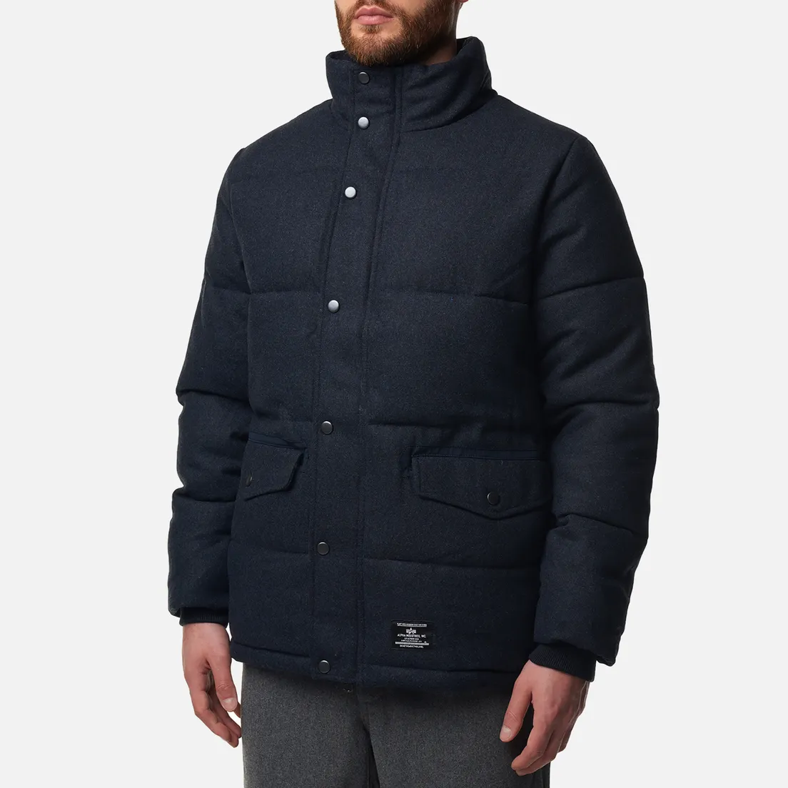 Alpha Industries Мужской пуховик Wool Puffer Parka