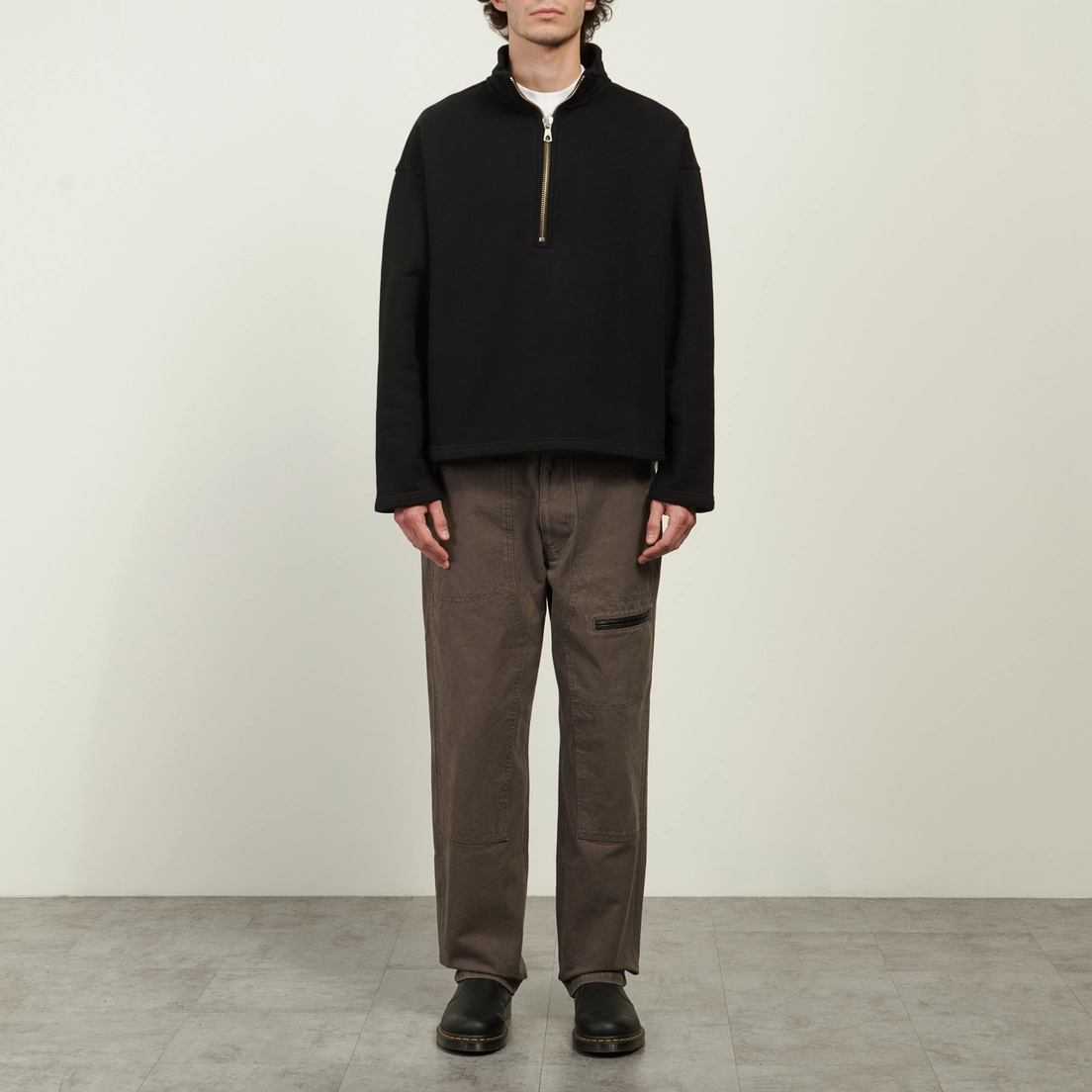 MKI Miyuki-Zoku Мужская толстовка 800 GSM Superweight Quarter-Zip