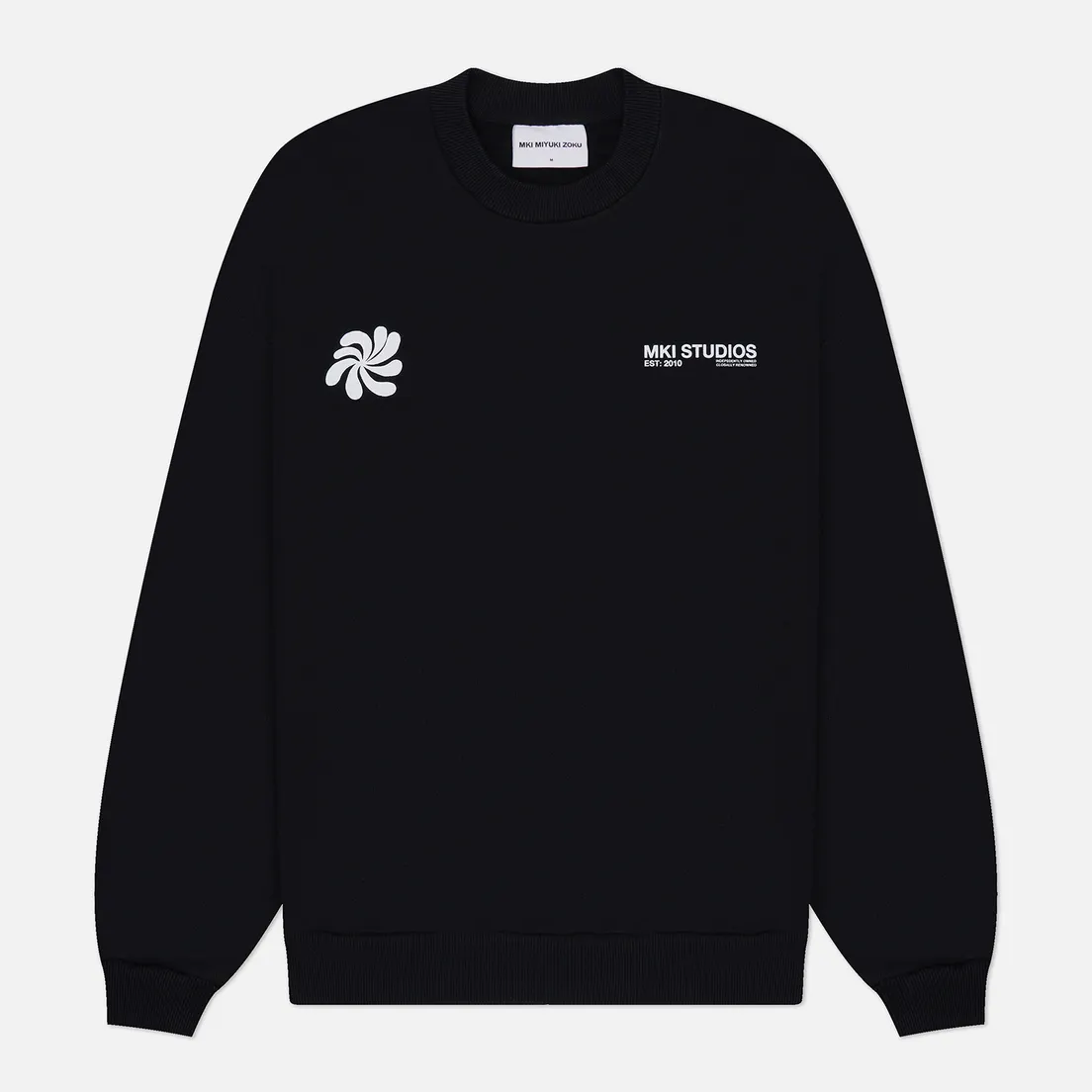 MKI Miyuki-Zoku Мужская толстовка Abstract Crewneck