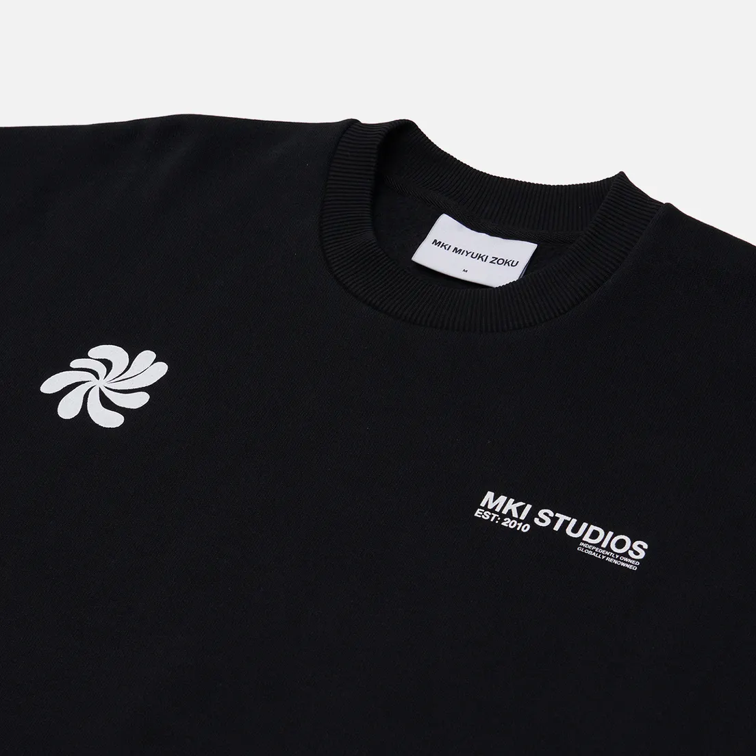MKI Miyuki-Zoku Мужская толстовка Abstract Crewneck