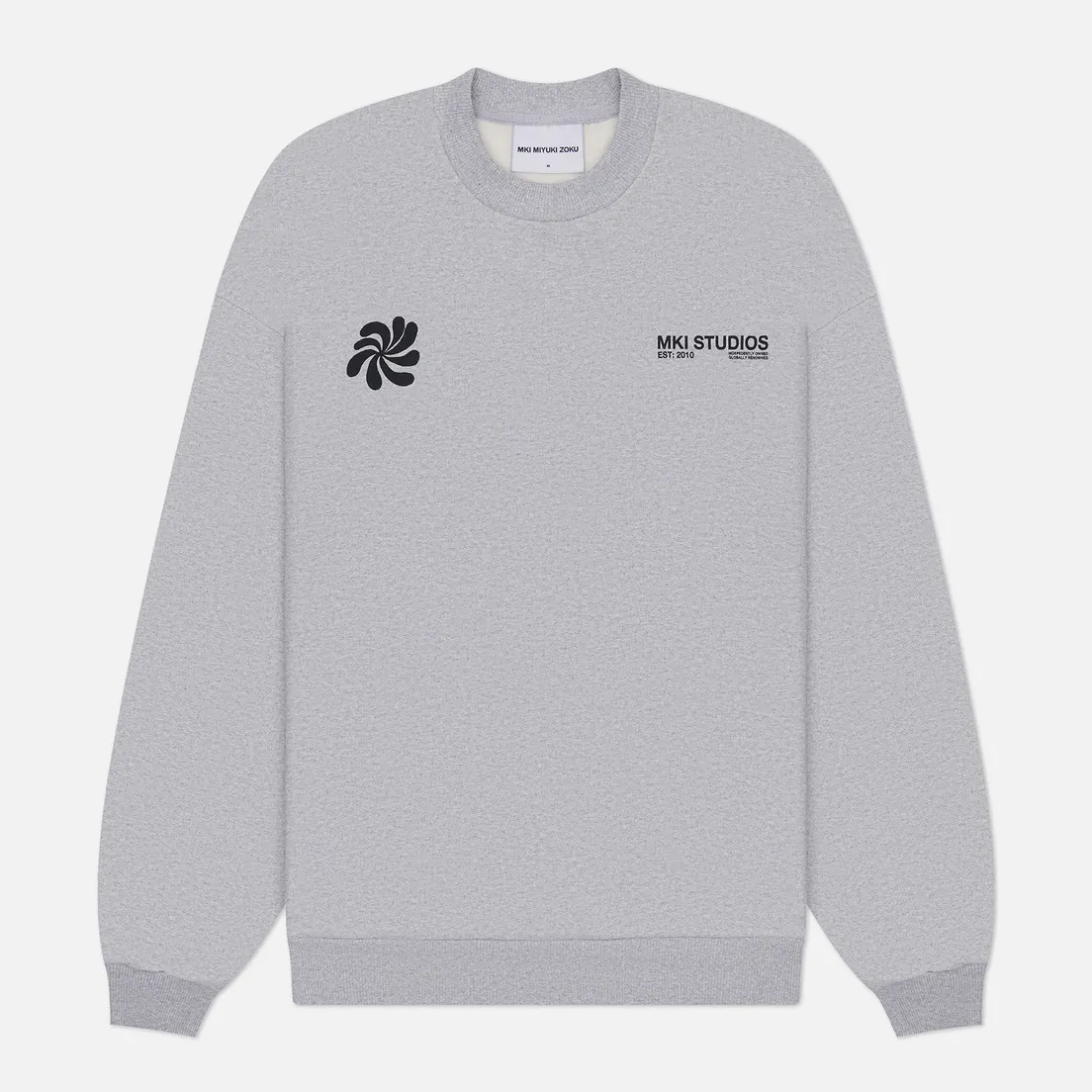MKI Miyuki-Zoku Мужская толстовка Abstract Crewneck