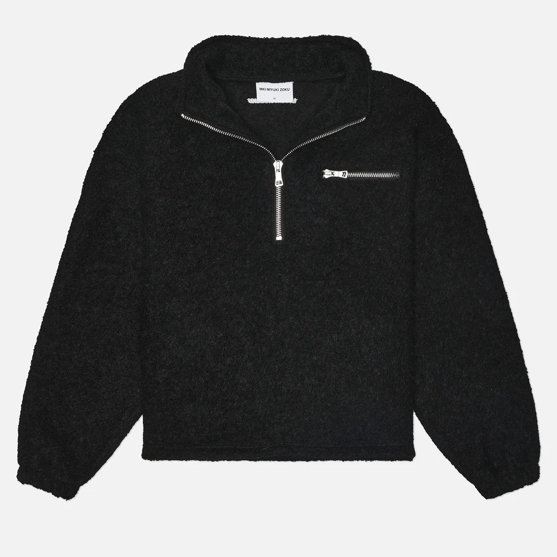MKI Miyuki-Zoku Мужская толстовка Boucle Quarter Zip