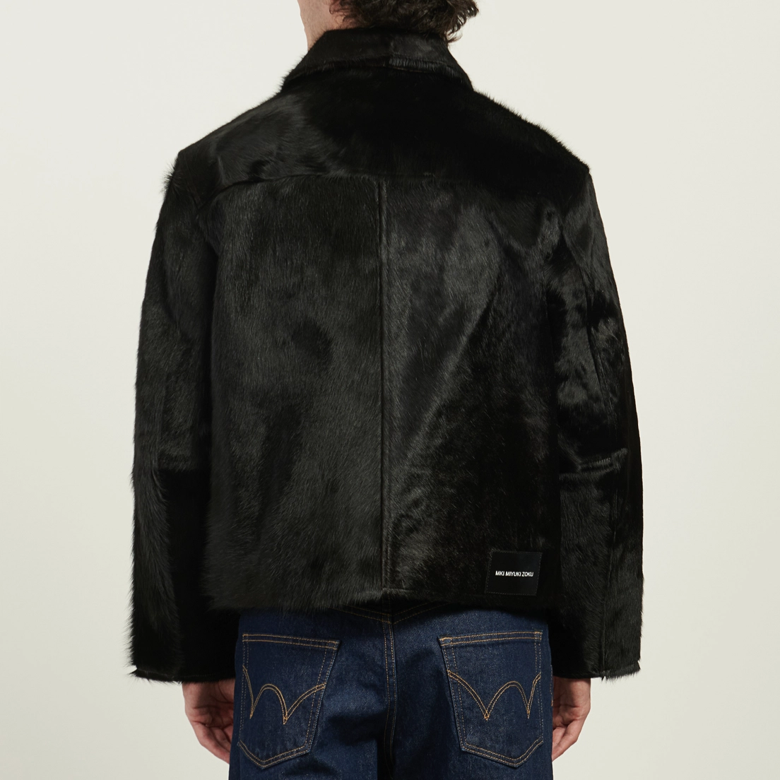 MKI Miyuki-Zoku Мужская демисезонная куртка Cropped Cow Hair Rider