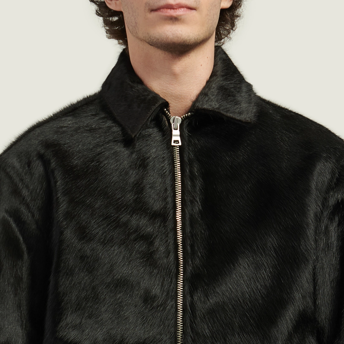 MKI Miyuki-Zoku Мужская демисезонная куртка Cropped Cow Hair Rider