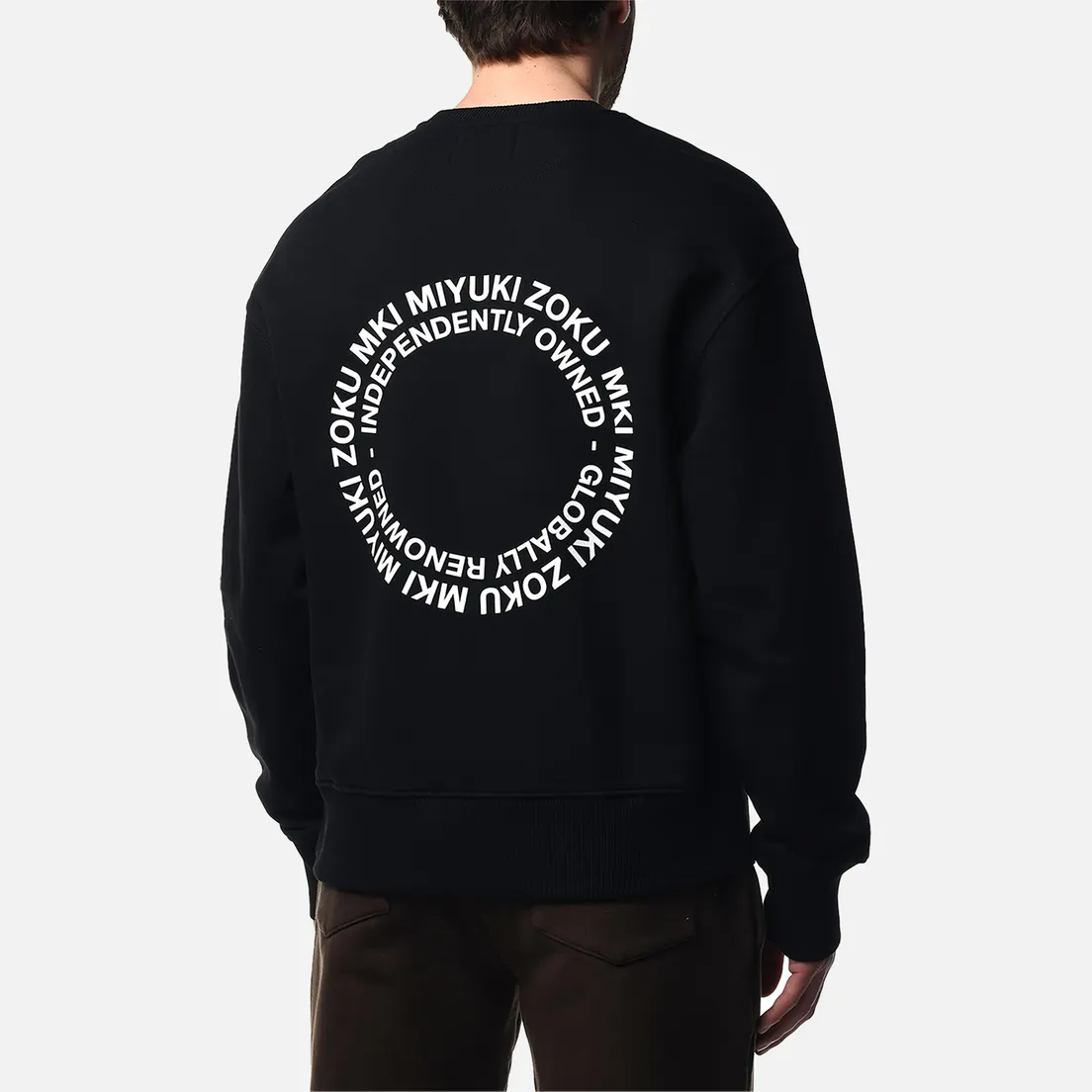 MKI Miyuki-Zoku Мужская толстовка Circle Crew Neck