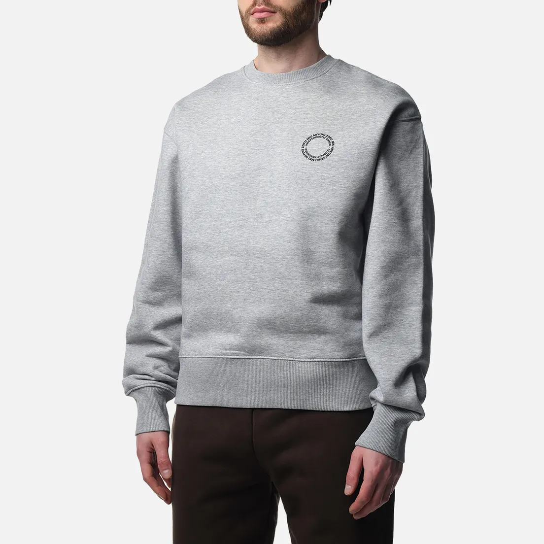 MKI Miyuki-Zoku Мужская толстовка Circle Crew Neck