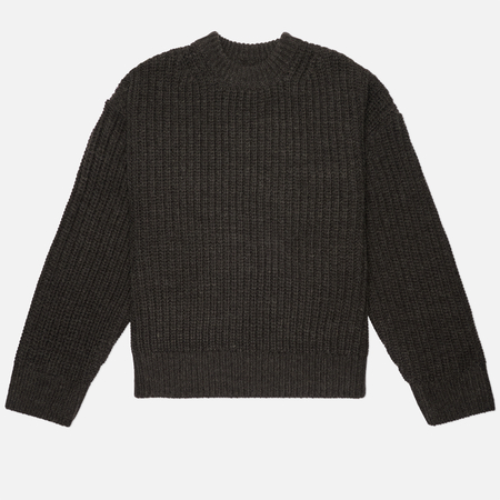 Мужской свитер MKI Miyuki-Zoku Chunky Rib Knit Crew Neck, цвет серый, размер S