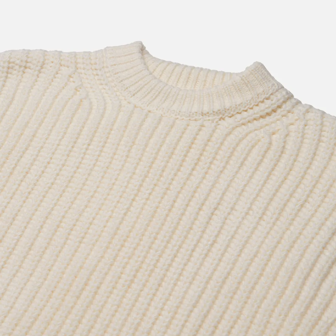 MKI Miyuki-Zoku Мужской свитер Chunky Rib Knit Crew Neck
