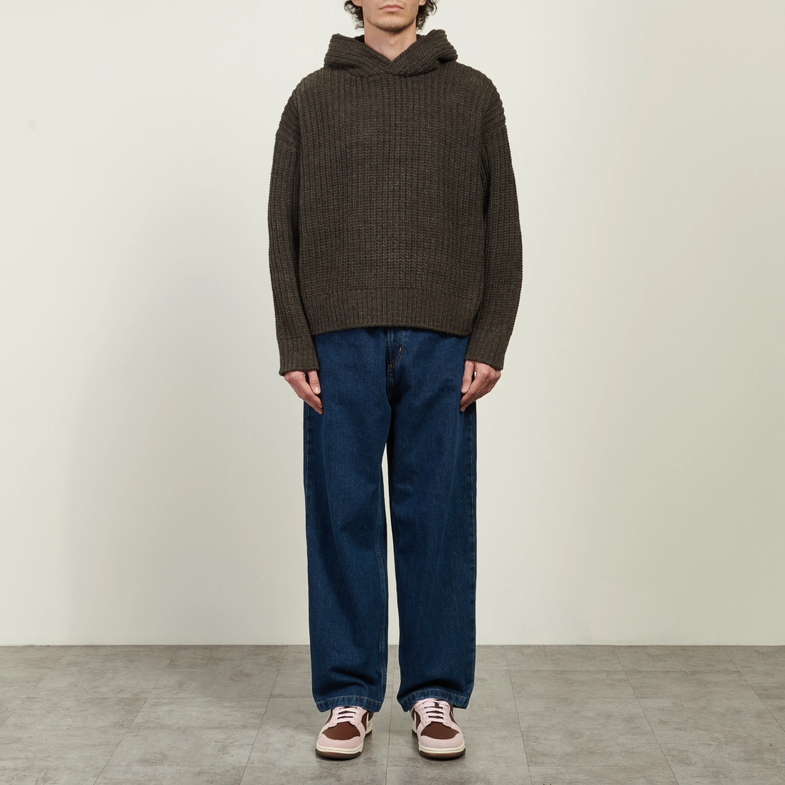 MKI Miyuki-Zoku Мужская толстовка Chunky Rib Knit Hoodie