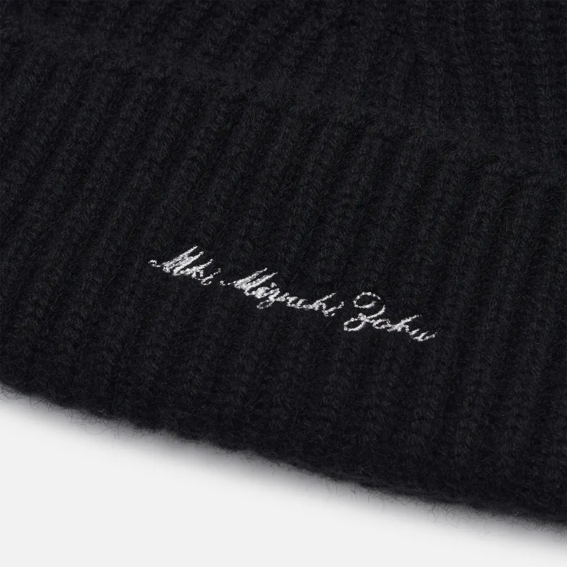 MKI Miyuki-Zoku Шапка Cashmere Ribbed