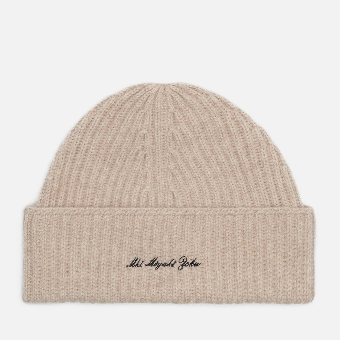 MKI Miyuki-Zoku Шапка Cashmere Ribbed