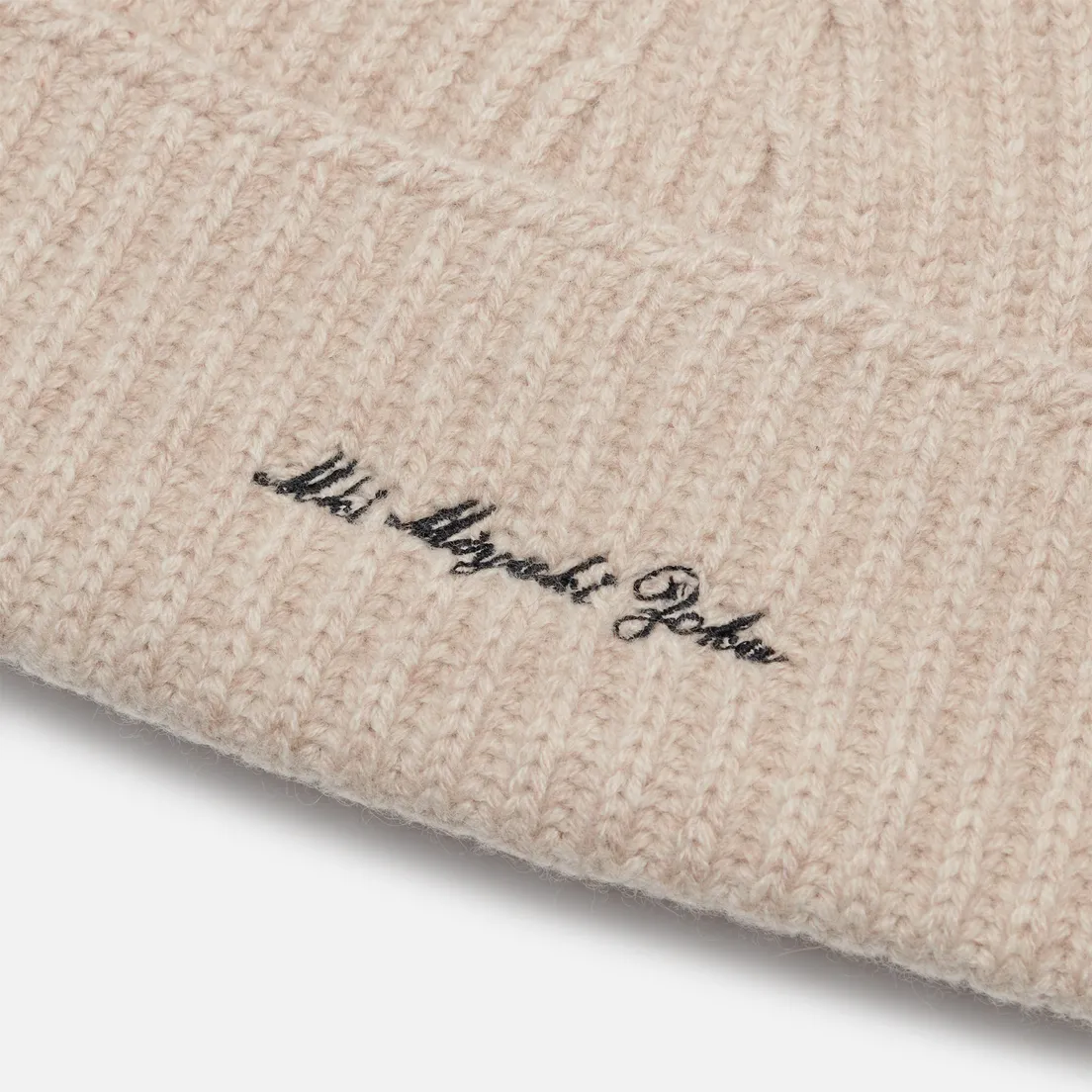 MKI Miyuki-Zoku Шапка Cashmere Ribbed