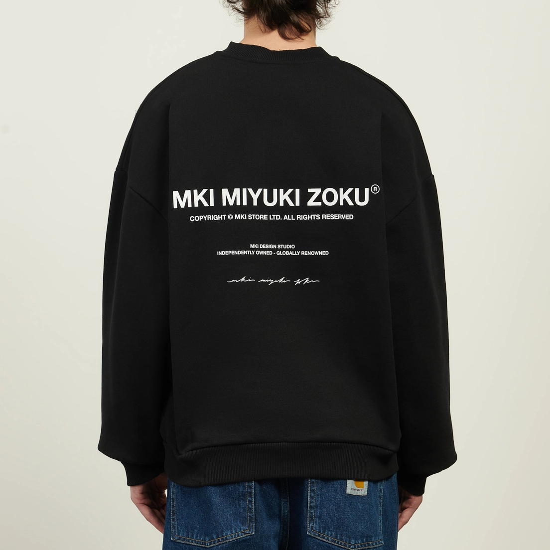 MKI Miyuki-Zoku Мужская толстовка Design Studio Crewneck