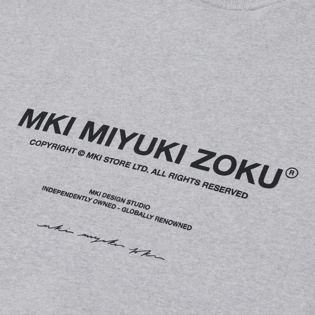 MKI Miyuki-Zoku Мужская толстовка Design Studio Crewneck