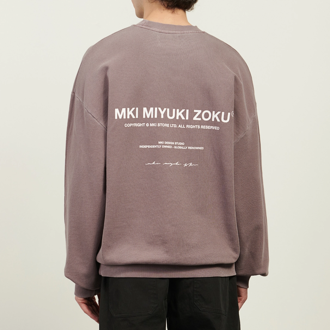 MKI Miyuki-Zoku Мужская толстовка Design Studio Crewneck